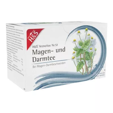 H&amp;S® mao ja soolte teefiltri kotid, 20X2,0 g