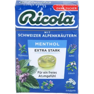 RICOLA o.Z.Box mentooliga ekstra tugevad maiustused, 50 g