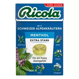RICOLA o.Z.Box mentooliga ekstra tugevad maiustused, 50 g