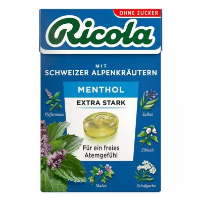 Ricola ilma suhkrukarbita mentool ülikange maius, 50 g
