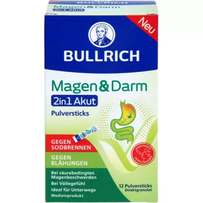 BULLRICH Maha &amp; Soolestik 2in1 Akuutne pulbriline pulk, 12 tk