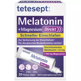 TETESEPT Melatoniin+Magneesium Direct Sticks, 20 tk
