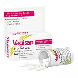 VAGISAN ProbioFlora piimhappebakterite vaginaalkapslid, 8 tk