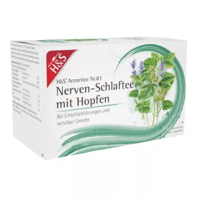 H&amp;S Närvi- ja unetee humalafiltri kotiga, 20X1,5 g