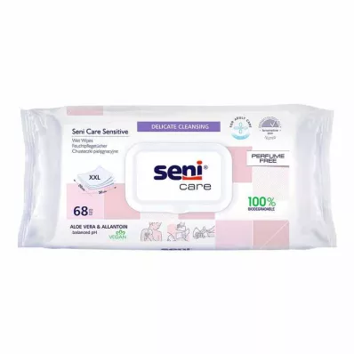 Seni® care-tundlikud niisked salvrätikud, 68 tk
