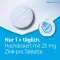 Zinkorot 25 mg suures annuses tsingi tabletid, 50 tk