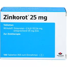 ZINKOROT 25 mg tabletid, 100 tk