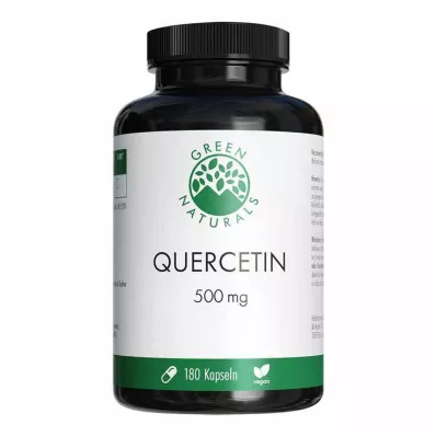 Green Naturals Quercetin 500 mg suurtes annustes kapslid, 180 tk
