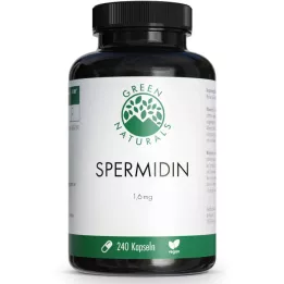 GREEN NATURALS Spermidiin 1,6 mg vegan kapslid, 240 tk
