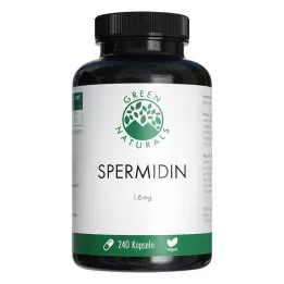 GREEN NATURALS Spermidiin 1,6 mg vegan kapslid, 240 tk