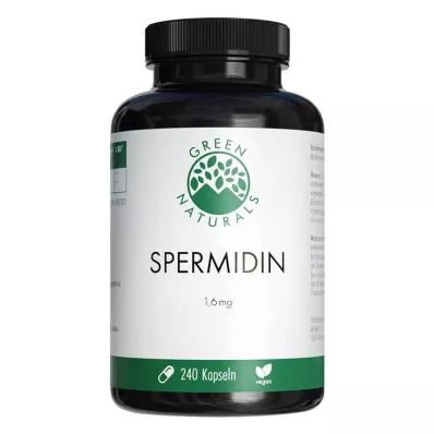 Green Naturals Spermidine 1,6 mg vegan kapslid, 240 tk