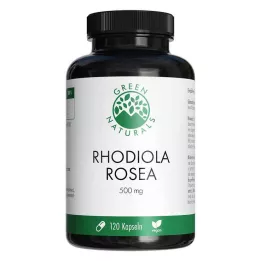 GREEN NATURALS Rhodiola Rosea 500 mg suures annuses kapslid, 120 tk