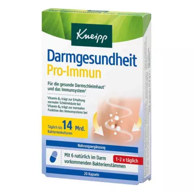 Kneippi soolestiku tervist toetavad immuunkapslid (20 tükki) Kneippi soolestiku tervist toetavad immuunkapslid (20 tükki)