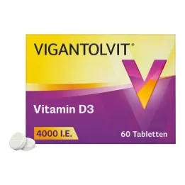 VIGANTOLVIT 4000 I.U. D3-vitamiini tabletid, 60 tk