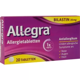 ALLEGRA Allergiatabletid 20 mg tabletid, 20 tk