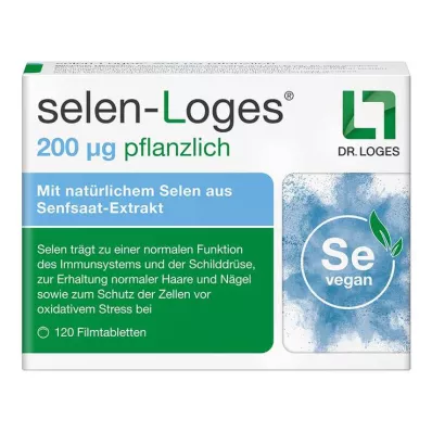 Selen-Loges 200 µg taimsed õhukese polümeerikattega tabletid, 120 tk