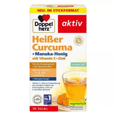 Doppelherz kuum kurkum + Manuka mee graanulid, 10 tk