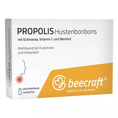 BEECRAFT Propolise köhukommid, 24 tk