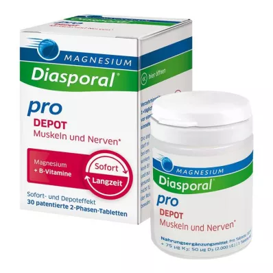 Magnesium Diasporal pro + B-Vit.DEPOT Muskus.+ Närvi sakk, 30 tk