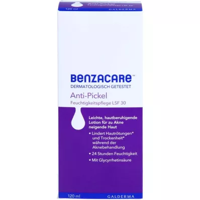 BENZACARE Näpalistevastane niisutaja SPF 30, 120 ml