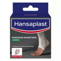 HANSAPLAST Vastupidav sporditeip 3,8 cm x 10 m valge, 1 tk
