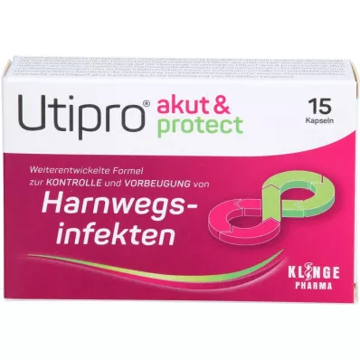 UTIPRO akuutne &amp; kaitseb kõvakapsleid, 15 tk