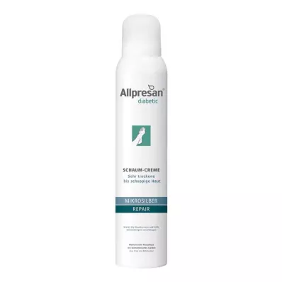 Allpresan diabeetiline mikrohõbe + parandav vahtkreem, 200 ml Allpresan diabeetiline mikrohõbe + parandav vahtkreem, 200 ml