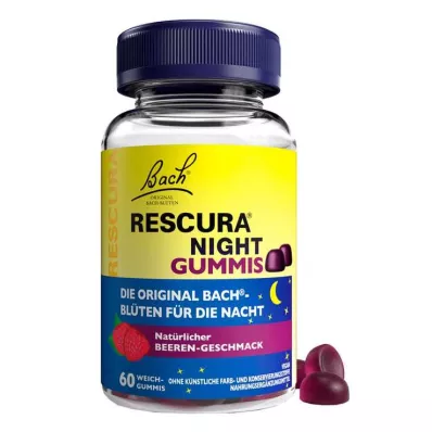 Bachi lilled Original Rescura Night Gummies Berry, 60 tk Bachi lilled Original Rescura Night Gummies Berry, 60 tk