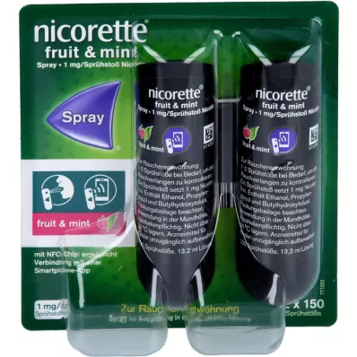 NICORETTE Fruit &amp; Mint Spray 1 mg/spray NFC, 2 tk