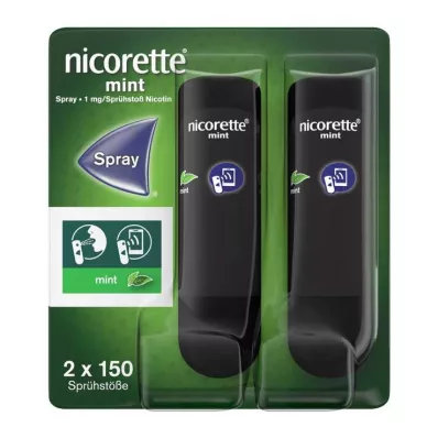 nicorette Mint Spray 1 mg nikotiiniga pihusti kohta, 2 tk