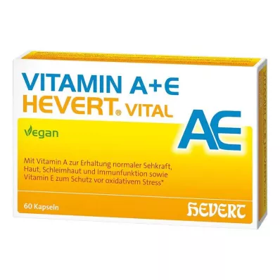 Vitamiin A + E Hevert Vital kapslid, 60 tk