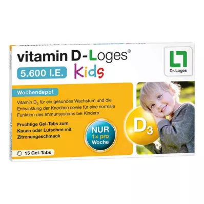 vitamiin D-Loges 5600 rahvusvahelist ühikut lastele nädalas (15 tükki) vitamiin D-Loges 5600 rahvusvahelist ühikut lastele nädalas (15 tükki)