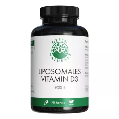 Green Naturals Vitamin D3 liposomaalsed suure annuse kapslid, 120 tk
