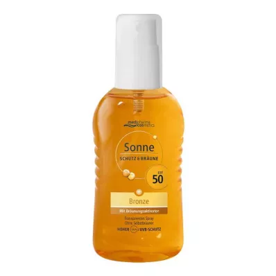 Päikesekaitse & tan pump spray pronks LSF 50, 200 ml Päikesekaitse & tan pump spray pronks LSF 50, 200 ml