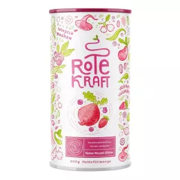 ROTE KRAFT Kurkum+Maca+Acai+Protein vegan pulber, 600 g