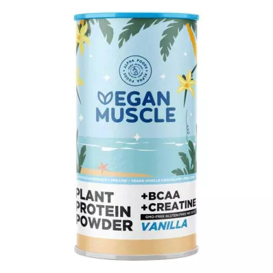 Vegan Muscle Protein Vanilli Protein + Kreatiini pulber (600 g)