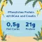 Vegan Muscle Protein Vanilli Protein + Kreatiini pulber (600 g)