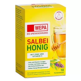 WEPA Salvei + mesi + C-vitamiin + tsingipulber, 10X10 g