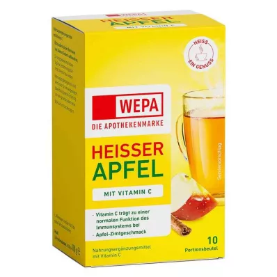 Wepa kuum õun + C-vitamiini pulber, 10 x 10 g Wepa kuum õun + C-vitamiini pulber, 10 x 10 g