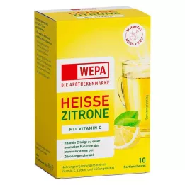 WEPA kuum sidrun + C-vitamiini pulber, 10X10 g