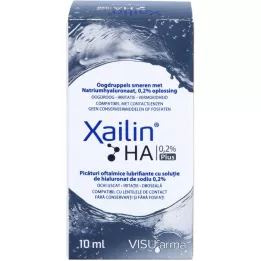 XAILIN HA 0,2% Plus silmatilgad, 10 ml