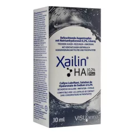 XAILIN HA 0,2% Plus silmatilgad, 10 ml