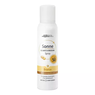 Päikesekaitse &amp; tan aerosoolpihusti pronks LSF 50, 150 ml
