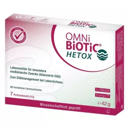OMNI BiOTiC HETOX Pulbrilised kotikesed, 7X6 g
