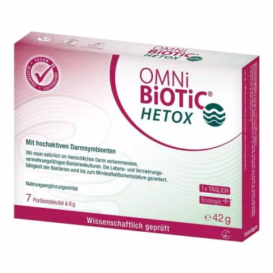 Omni Biotic Hetox pulbri kotike, 7X6 g