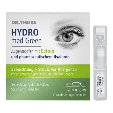 Dr.Theiss Hydro med Green silmatilkade üheannuselised ampullid, 20x0,35 ml