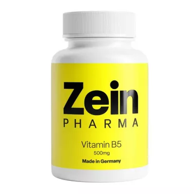 Vitamiin B5 pantoteenhape 500 mg kapslid, 120 tk