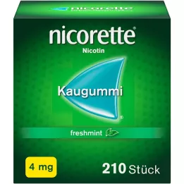 NICORETTE Närimiskumm 4 mg värsket münti, 210 tk