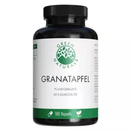 GREEN NATURALS granaatõuna+40% ellagiinhappe kapslid, 180 tk