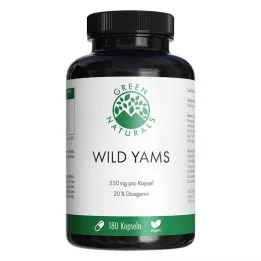 GREEN NATURALS Wild Yam suure annusega vegan kapslid, 180 tk